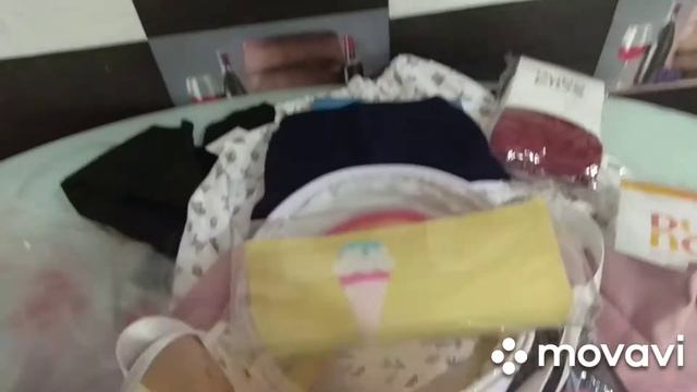 Распаковка посылки из Baby plus. Детские вещи и канцтовары!!! смотреть онлайн