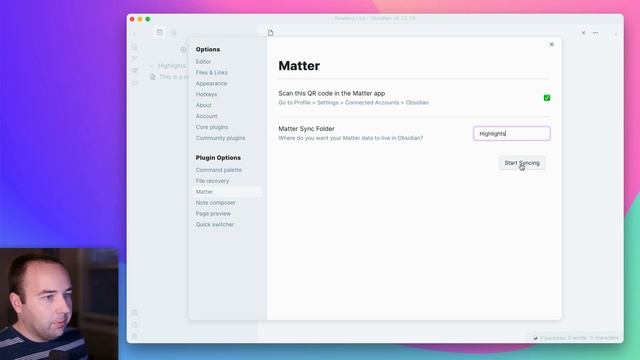 Sync your Matter highlights with Obsidian! смотреть онлайн