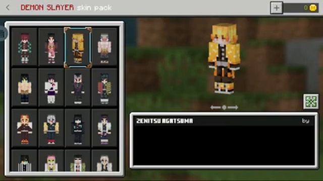 DEMON SLAYER SKIN PACK+NARUTO RUN ANIMATION (MCPE)