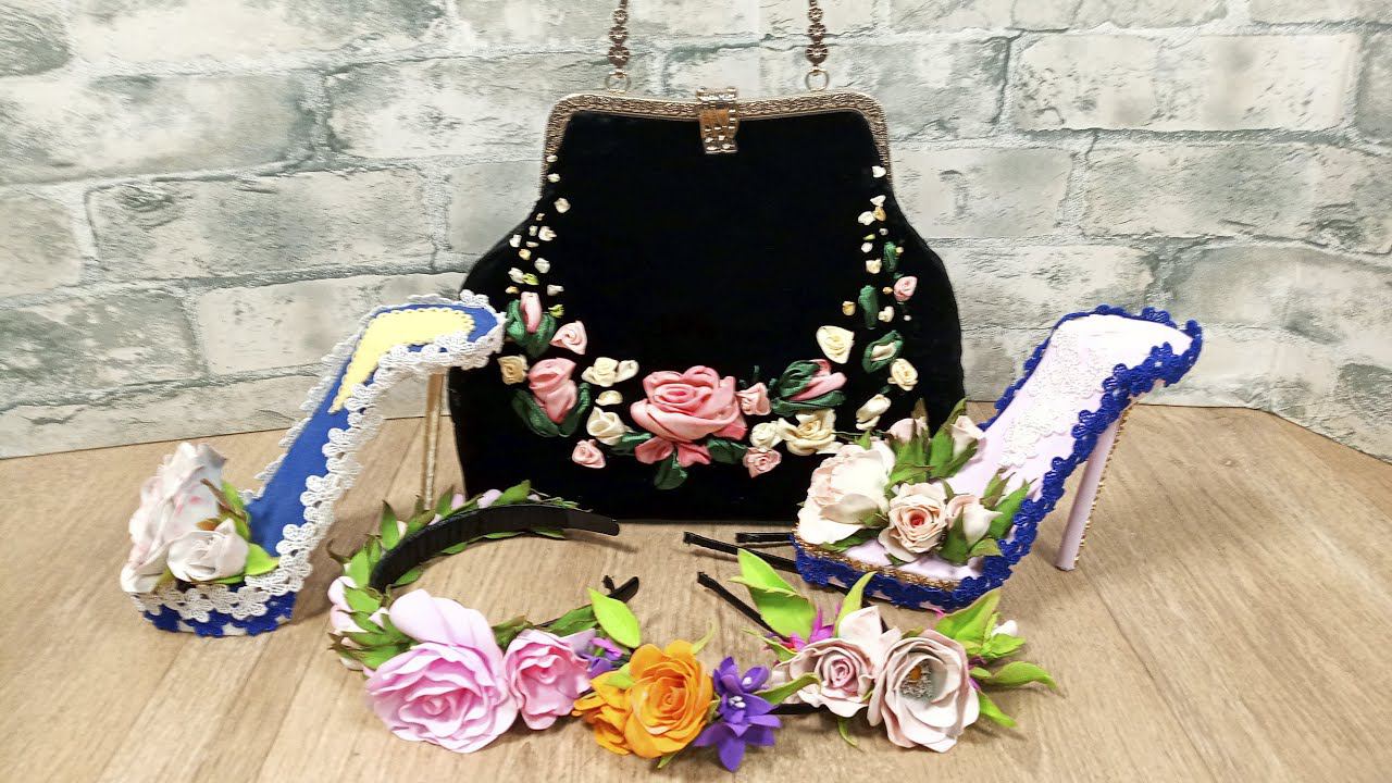 Все мои цветы ручной работы в одном видео - ОЧЕНЬ МНОГО ТЕХНИК смотреть онлайн