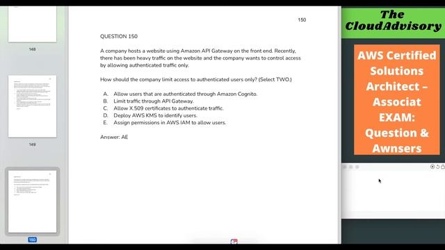 AWS Certified Solutions Architect Associate Questions | AWS CSA FREE DUMP QUESTIONS 2021 - Part 2 смотреть онлайн