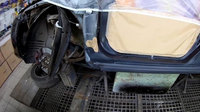 Мазда 6 GG Итог. Покраска порога, крыла. смотреть онлайн