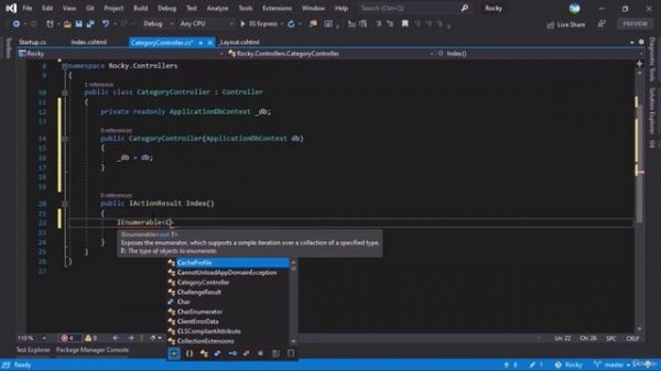 ASP.NET Core MVC для .NET 5. Первая часть - 2 Настройка Базы Данных и управление Категориями.mp4