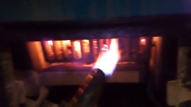 Прометей 12в - запуск угольного котла (растопка печи) смотреть онлайн