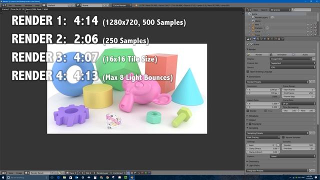 Blender 2.7 Tutorial #70: Speeding Up Cycles & GPU Rendering with CUDA #b3d смотреть онлайн
