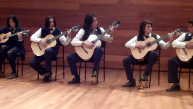 Orquesta de guitarras Saludcoop Norte - interpretan Muñecos de Ignacio Cervantes en el FAE2011 смотреть онлайн