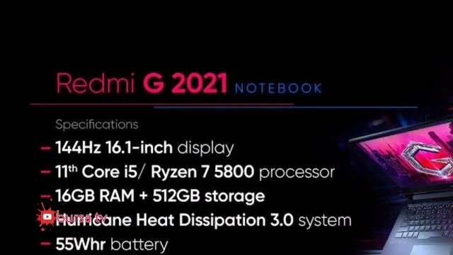 Xiaomi Rilis Laptop Gaming Redmi G 2021 смотреть онлайн