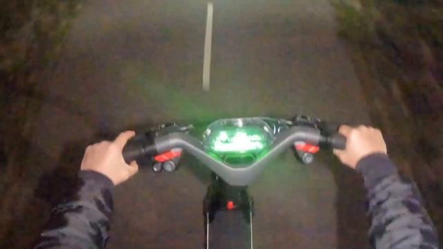 SEGWAY GT2 Super scooter ( First Test eco-mode Dual Motor 0-50km at night time)￼ смотреть онлайн