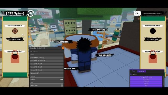 [KENJUTSU HACK] Roblox Shindo Life Script/Hack GUI | INFINITE SPINS, AUTO FARM, ALL BLOODLINE! смотреть онлайн