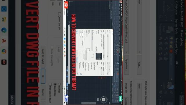 How to convert DWG File in PDF Format| DWG to PDF| смотреть онлайн