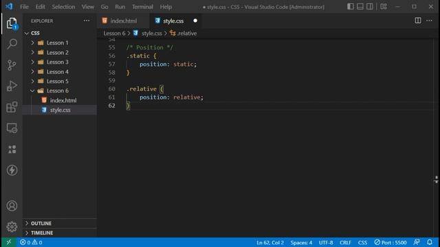 CSS3. Базовый полный курс. Урок 6 - Типы и расположение блоков смотреть онлайн