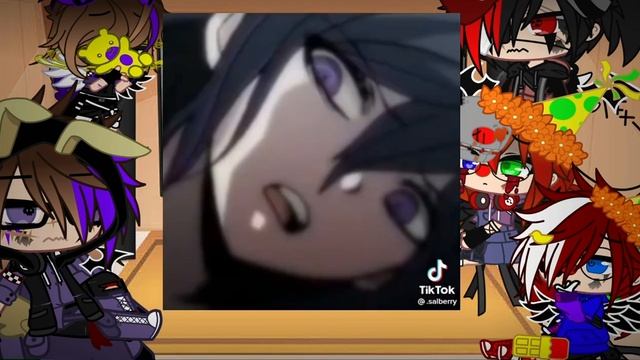 Afton family+ennard react to micheal afton as Kokichi Oma (my au) 1/5 смотреть онлайн