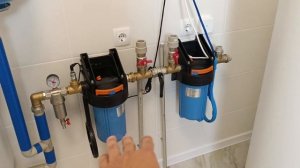 Котельная поэтапно. Узел ввода воды в дом. ч.1