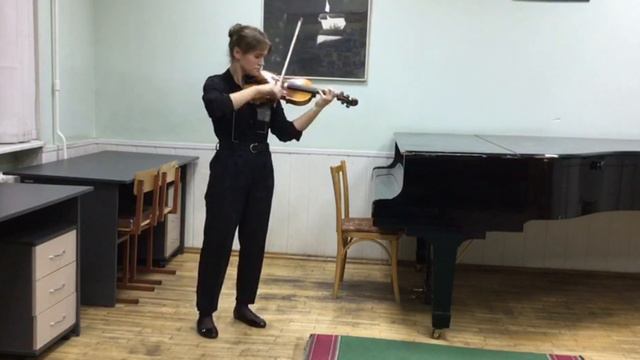 Мария Довжик, 5 группа, скрипка. Н. Паганини, Каприс №9, E-dur.