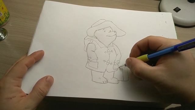 Рисуем Медведя Паддингтона/Как нарисовать Paddington смотреть онлайн