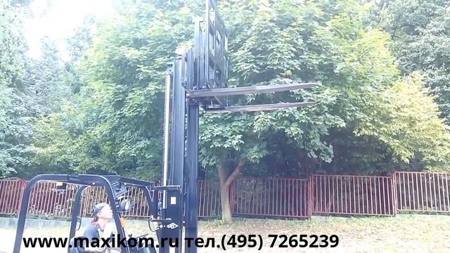 Сталкиватель груза на электропогрузчике HANGCHA CPD25J смотреть онлайн