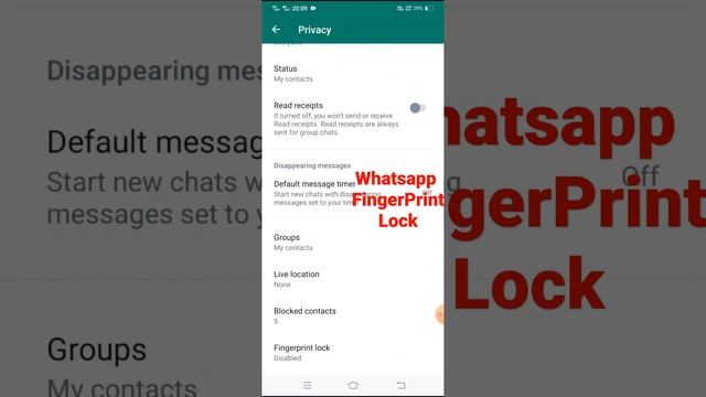 Enable Whatsapp FingerPrint Lock || Whatsapp Finger Print Lock Kase Lagaen смотреть онлайн