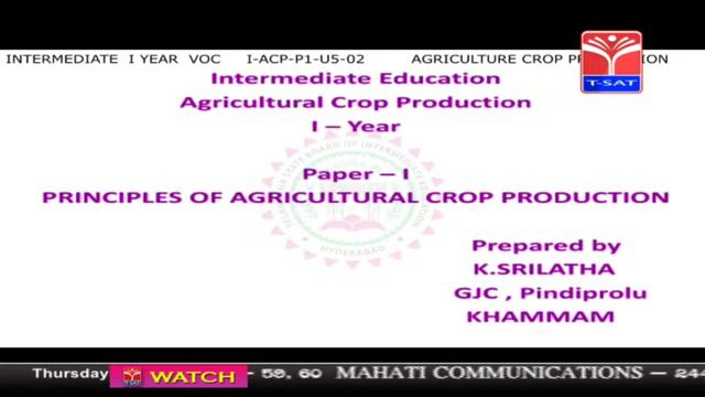 Digital Classes for Intermediate | ACP - Weed Management – A & B | 01.04.2021 смотреть онлайн