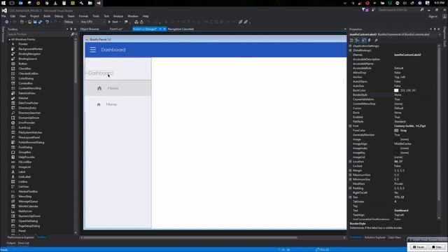 C# , vb.Net PROGRAMMING - RESPONSIVE MATERIAL WINFORM DASHBOARD - BUNIFU UI 1.51 - visual Studio смотреть онлайн