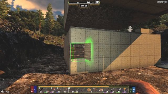 Darkness Falls - 7 Days to Die A19.4 Ep18 - The Motorcycle смотреть онлайн