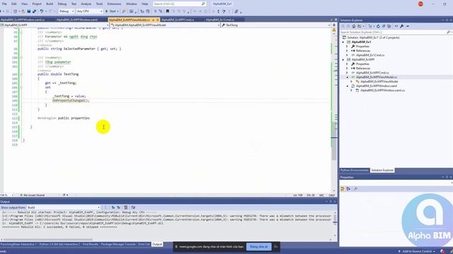 ALPHA BIM | CHIA SẺ VỀ LẬP TRÌNH Revit API với C# & WPF Binding смотреть онлайн
