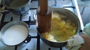 Вкусное сытное блюдо картофельное пюре с молоком и яйцом. // #пюре, #пюрешка, #второеблюдо