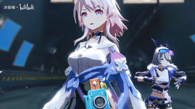 【Honkai：Star Rail MMD／4K／60FPS】Stelle × Caelus × Silver Wolf × March 7th × Dan Heng【Beyond the way】 смотреть онлайн