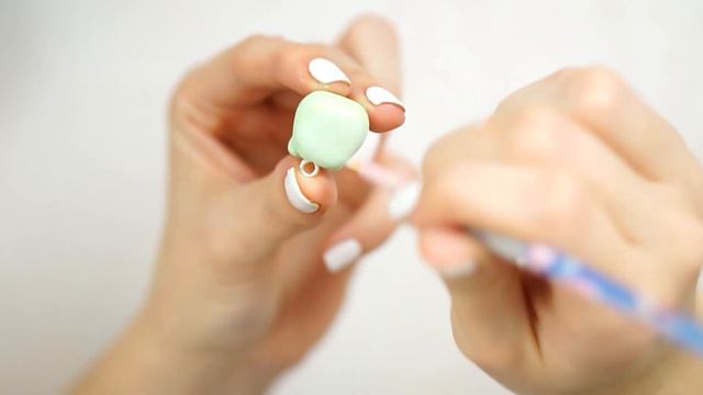 DIY kawaii frog charm - polymer clay fimo смотреть онлайн