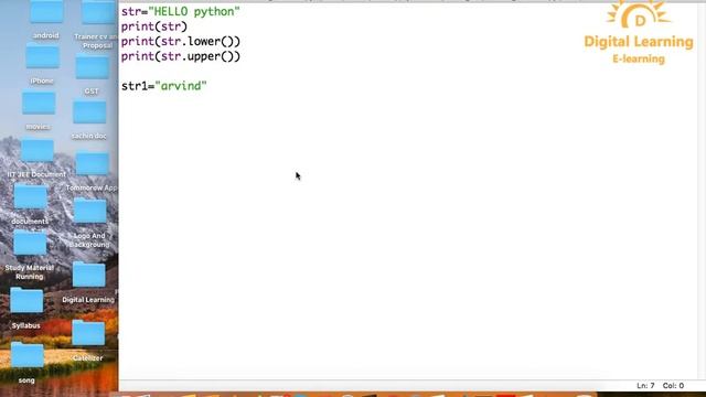 19 Data Science Python String Inbuilt Function upper | Online Training Download app from below lin смотреть онлайн