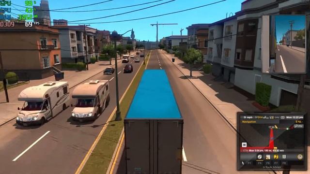 |Test| American Truck Simulator : Core i3 6100 || Gtx 950 ( Ultra Settings ) 1080P смотреть онлайн