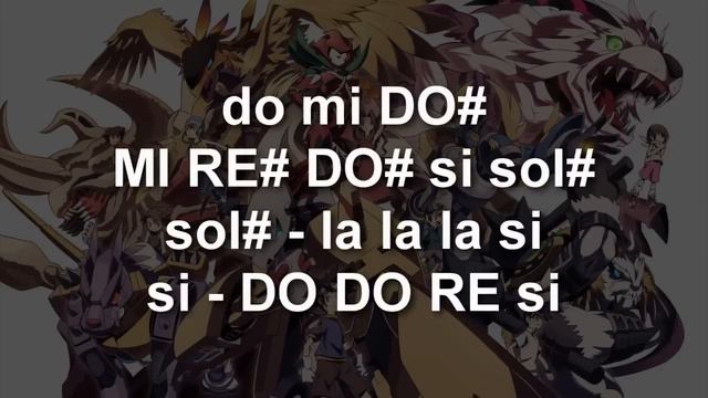 Butter-fly - Digimon Adventure Op - Notas Flauta Dulce смотреть онлайн