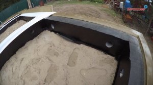 Ленточный фундамент для каркасного дома 8x8 ГОТОВ! Начинаем создание каркаса на ленточном фундамент