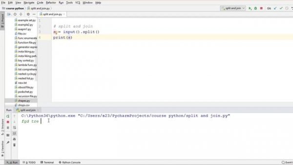 Метод split и метод join Python