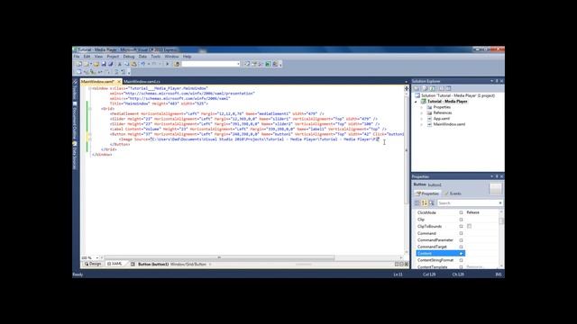 Visual C# Wpf Tutorial - Part 1 - Making a Media Player смотреть онлайн