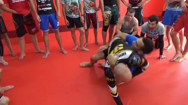 Мишель Ван Райт - Cеминар по грепплингу на базе Клуба Единоборств "Князь Владимир" и Сафари Спорт смотреть онлайн