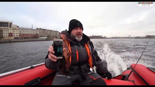 Лодка с фальшбортом Xriver Grace Wind 420. Подробный обзор. Ходовые испытания