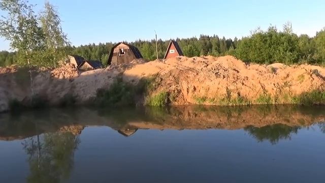 4 этап- продолжаем очищать пруд от вырытого грунта. смотреть онлайн