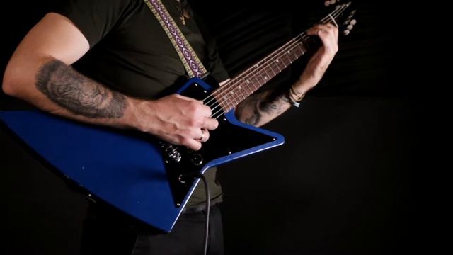 Gibson Explorer Melody Maker Satin Blue 2011 USA смотреть онлайн