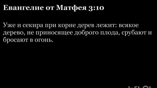 Новый Завет. Евангелие от Матфея. Глава 3. На русском и на церковнославянском.mp4