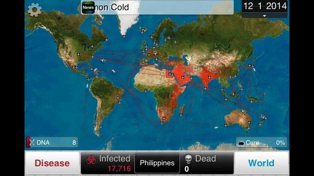 Guide: Plague Inc. 1.4 Bio-Weapon on Brutal смотреть онлайн