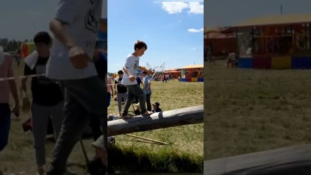 ??? САБАНТУЙ 2021. ИГРЫ "НАКЛОННОЕ КАЧАЮЩЕЕ БРЕВНО", "АРМРЕСТЛИНГ" смотреть онлайн