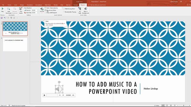PowerPoint slideshow with music tutorial смотреть онлайн
