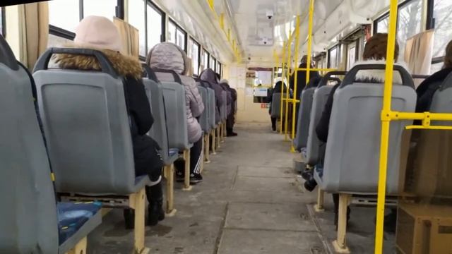 Поездка на трамвае 71-619К, № 82, Старый Оскол смотреть онлайн