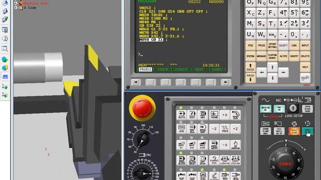 SSCNC. Fanuc 0iT. ч.6. цикл G92. Резьба. смотреть онлайн