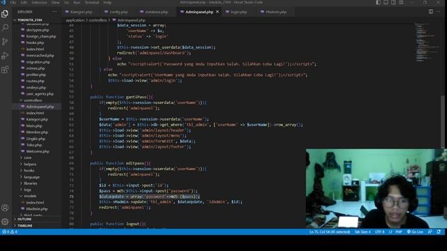 Penjelasan code tokokita PHP framework ci3 смотреть онлайн