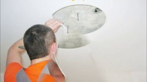 Монтаж люстры большого диаметра