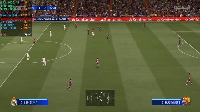FIFA 21 on I3 9100F + GTX 1050 TI || 1080p Benchmark || Ultra settings смотреть онлайн