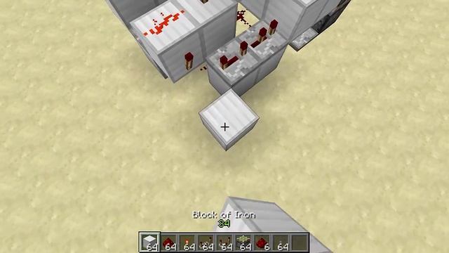 Minecraft механизмы - [сдвиг блока на 3 вверх] смотреть онлайн