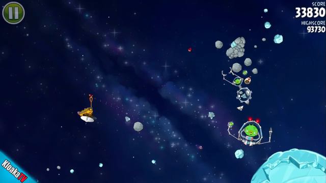 Angry Birds Space S-24 Solar System - New Horizons Walkthrough (3 Stars) смотреть онлайн