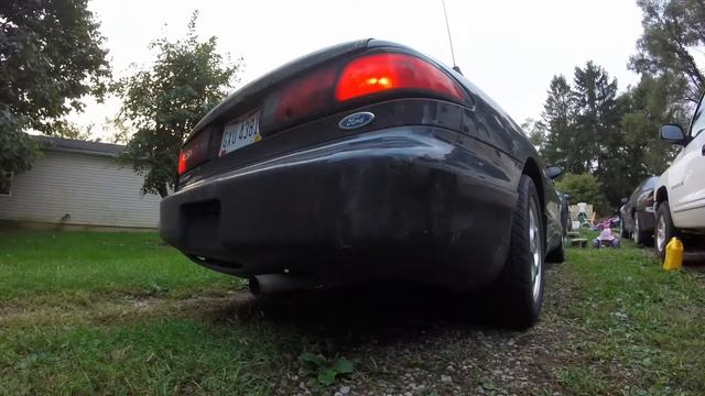 Ford Probe GT Exhaust Sound Glasspack Exhaust Rev & Drive By смотреть онлайн